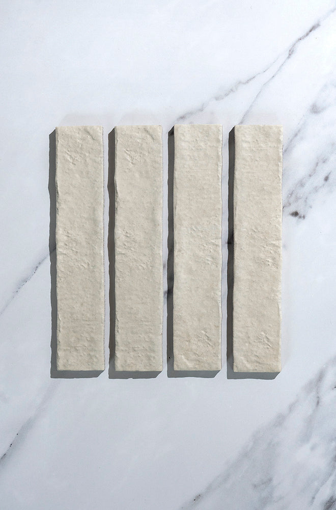 Willa White Textured Metro Tiles