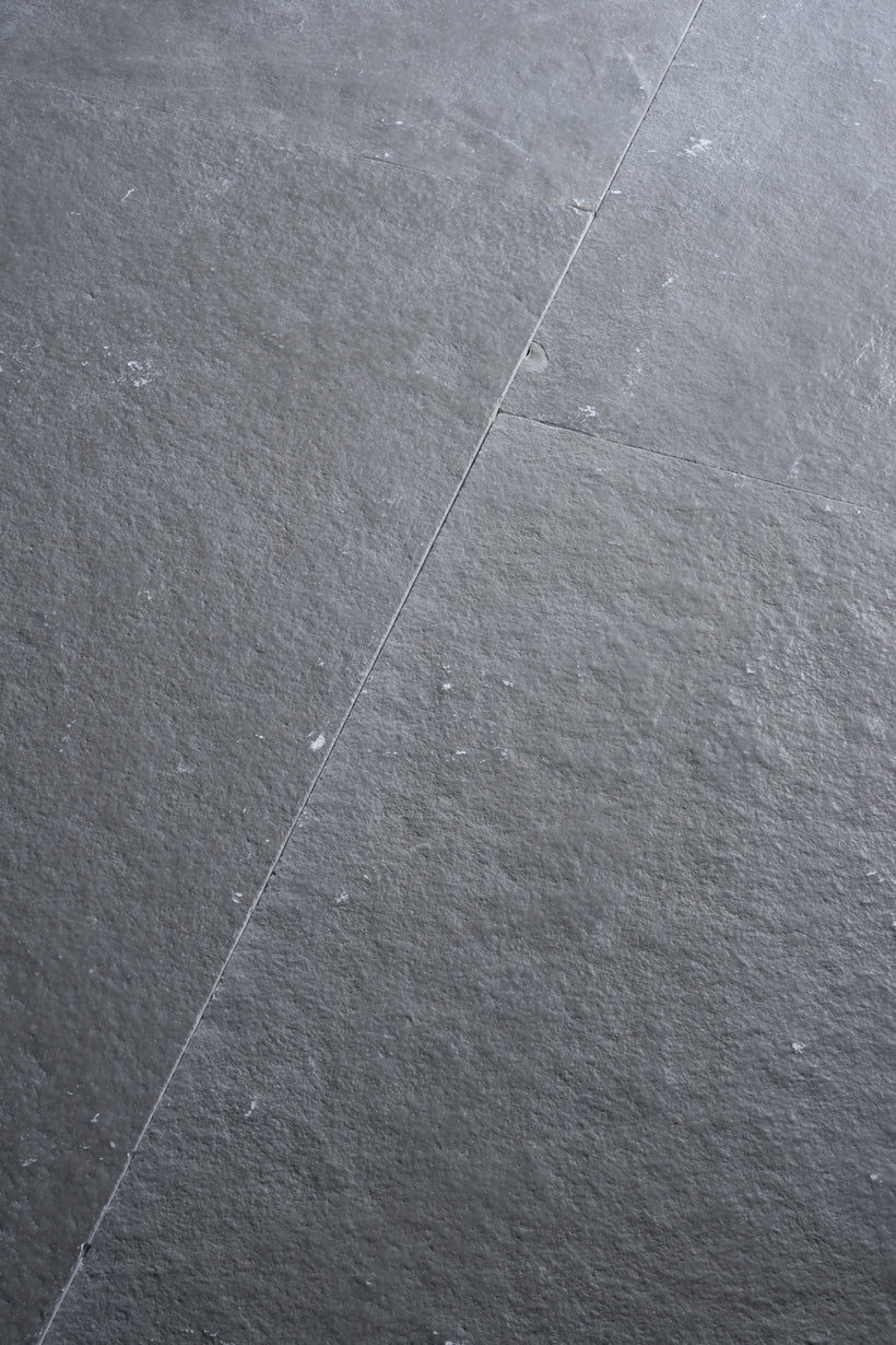 Worn Grey Antiqued Limestone Tiles - Second Selection