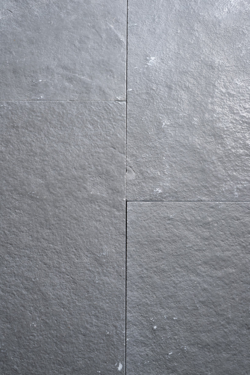 Worn Grey Antiqued Limestone Tiles - Second Selection