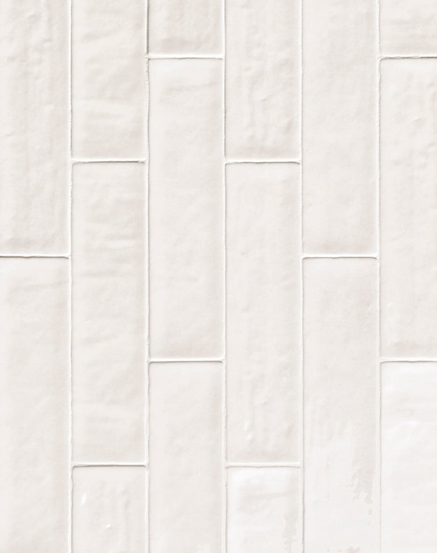 White Tiles Floor Seamless . Closed Up of White Glossy Ceramic