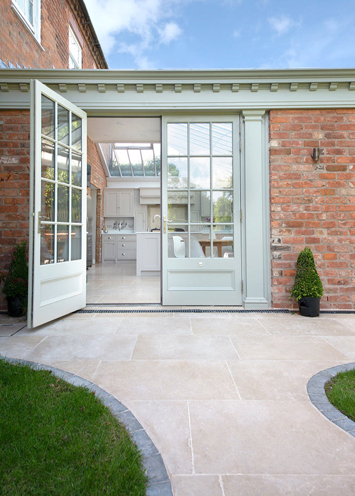 Dijon Tumbled Limestone Pavers