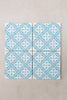 Amelie Powder Blue Encaustic Tiles