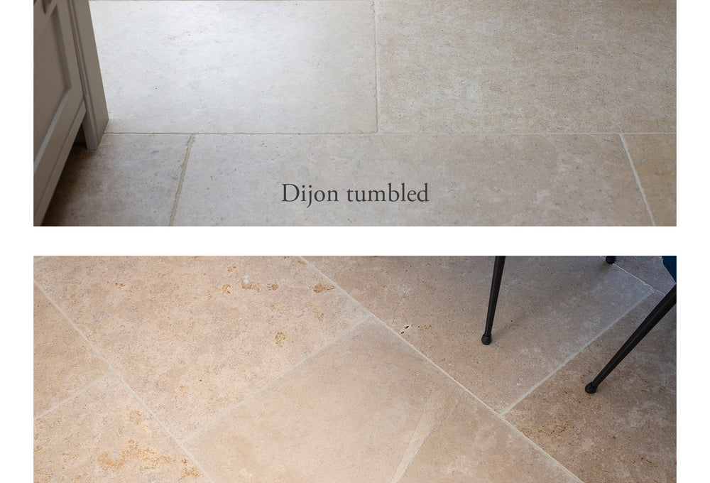 Dijon Blend Tumbled Limestone Tiles