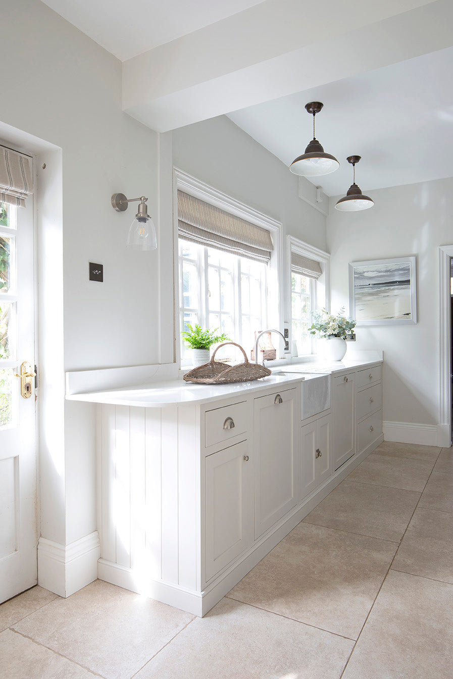 Corinthian Beige Stone Effect Porcelain Floor Tiles