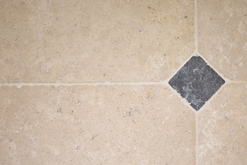 Dijon Manoir Cabochon Tumbled Limestone Tiles