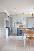 Dorchester Aged White Tumbled Stone Effect Porcelain Floor Tiles Kitchen Diner