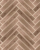 Eaton Walnut Wood Effect Herringbone Porcelain Planks