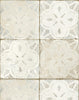 Ophelia White Patterned Ceramic Tiles