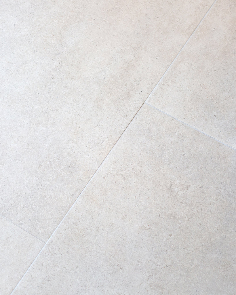 Tiverton White Pearl Stone Effect Porcelain Paving