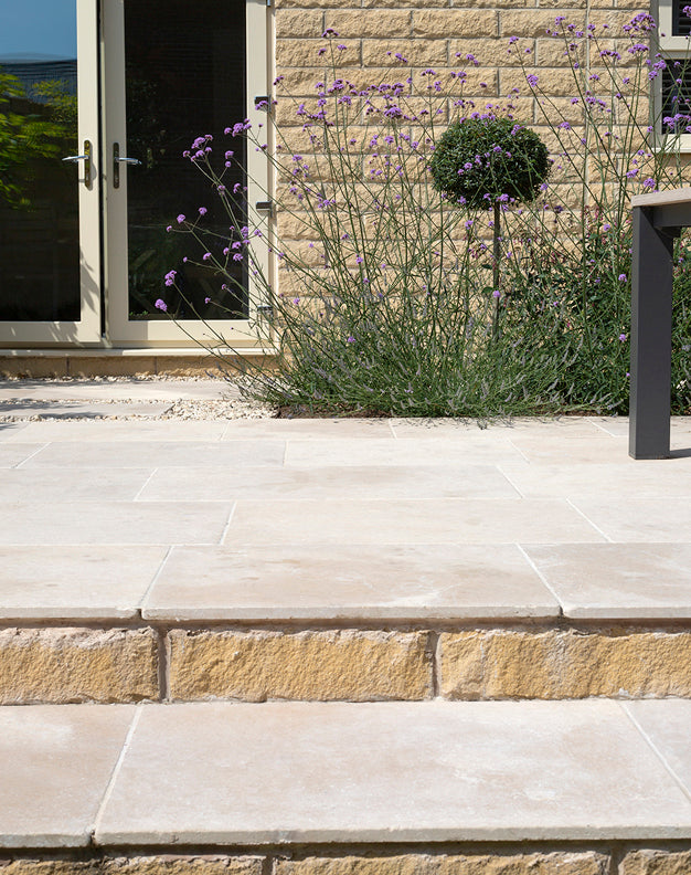 Tuscany Tumbled Limestone Paving | Outdoor Tile | Quorn Stone