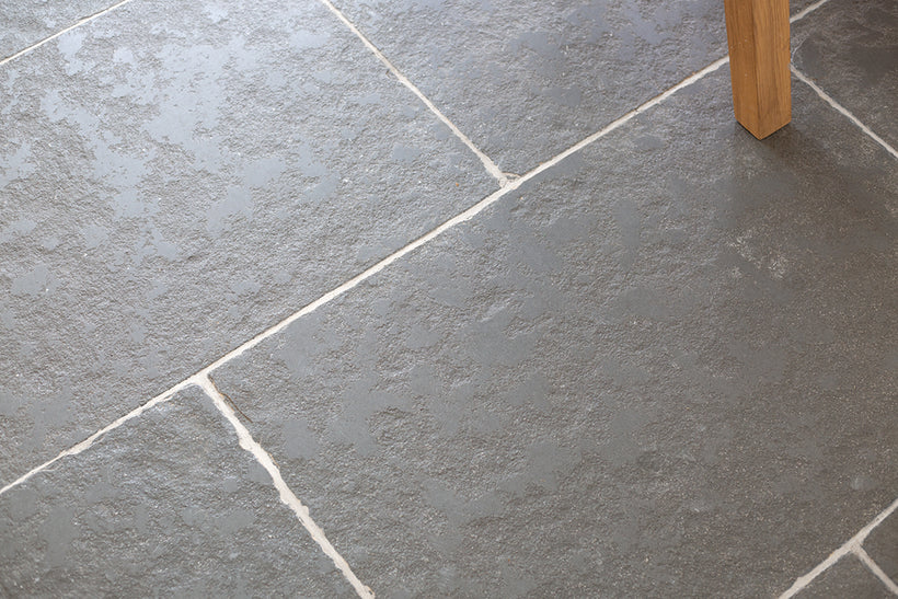 Worn Grey Antiqued Limestone Tiles