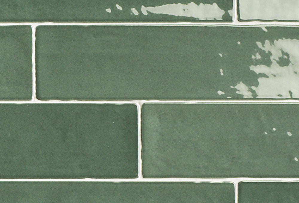 Zellige Green Gloss Metro Tiles