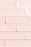 Job Lot 5.952m2 - Zellige Rose Gloss Metro Tiles